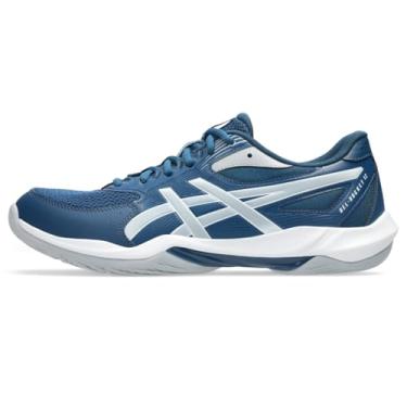 Imagem de Asics Tênis de vôlei masculino Gel-Rocket 12, Azul Mako/cinza piemonte, 8 Wide
