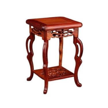 Imagem de Base de vaso bonsai de sândalo vermelho, base de vaso de chá para exibição de decoração de escritório em casa (grande)