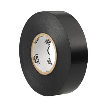 Imagem de Fita Isolante Elétrica De PVC Preta Impermeável Para Reparo De Tubulaç