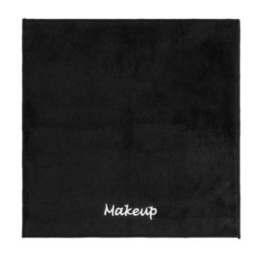 Imagem de Unimade Toalha Micro Fibra Makeup Limpeza Facial Macia Preto
