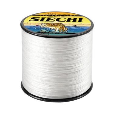 Imagem de Linha De Pesca Trançada Multifilamento PE SIECHI X4 Forte 300M 500M 10