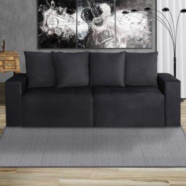 Imagem de Sofá Retrátil 3 Lugares 200cm Nyc - Kazza