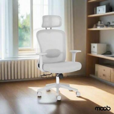Imagem de Cadeira de Escritório Presidente Ergonômica Moob Tokyo Cinza