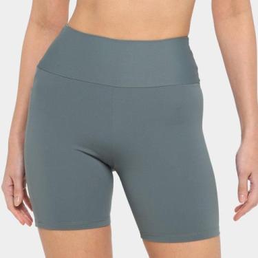 Imagem de Bermuda Hering Ciclista Feminina, Verde, P