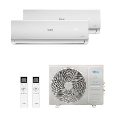 Imagem de Ar Condicionado Bi Split Elgin Inverter Total Plus 27.000 Btus (Hi Wall 18.000 + Hi Wall 18.000) Quente e Frio 220v R-32