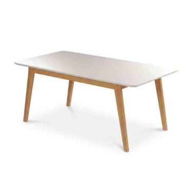 Imagem de Mesa Elegance 160cm Tampo Laqueado com Vidro - JCM MOVELARIA