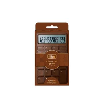 Imagem de Calculadora de Mesa TC26 Chocolate - Tilibra, Único