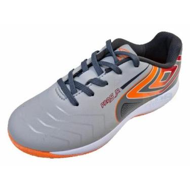 Imagem de Tenis PRO 5 Futsal cza/lrj Infantil - Umbro, 35
