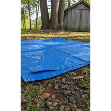 Imagem de 2x Lona Polietileno 4x2m Azul 100 Micras Resistente UV - Congratulatio