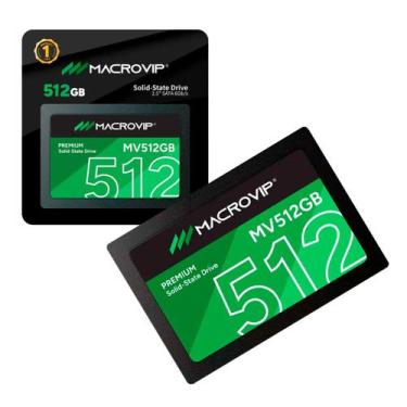 Imagem de Ssd 512gb 2.5 Sata 3 520mb/s Leit - 450mb/s Grav MV512GB Macrovip - MA