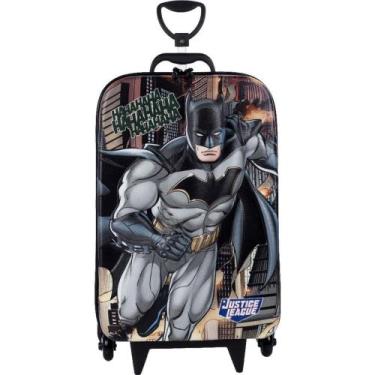 Imagem de Mochila Infantil com Rodinha Liga da Justica Batman - Maxtoy