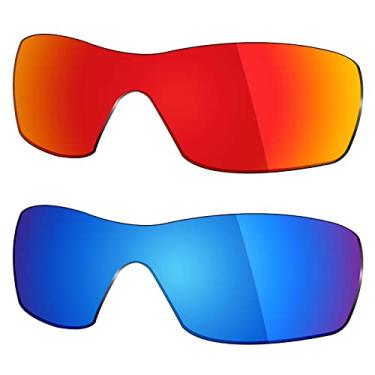 Imagem de 2 pares de lentes polarizadas de substituição da Mryok para óculos de sol Oakley Dart – Opções