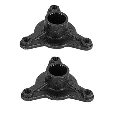 Imagem de Cubo de eixo, cubo de eixo de 3 parafusos 78 mm 23T estrias 3 pinos para eixo roda traseira adequado para ATV507 ATV516F ATV517F ATV Go Kart