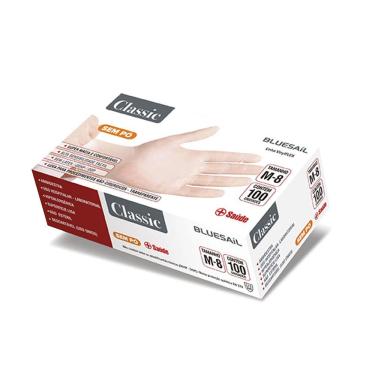 Imagem de Luva Vinil Sem Talco Classic Pequena 100un