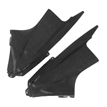 Imagem de Inserção de carenagem de motocicleta Mo Pair estilo fibra de carbono capa de duto de ar lateral peça de inserção de carenagem adequada para YZF R6 2003‑2005