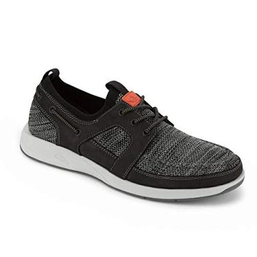 Imagem de Dockers Sapato náutico masculino Vaughan, Preto/cinza escuro, 8