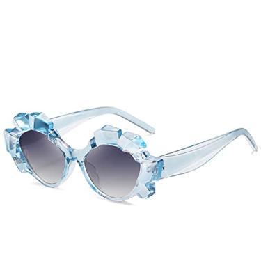 Imagem de Personality Trend Óculos de Sol Moldura em Forma Óculos de Sol Óculos de Proteção UV, 5, Tamanho Único