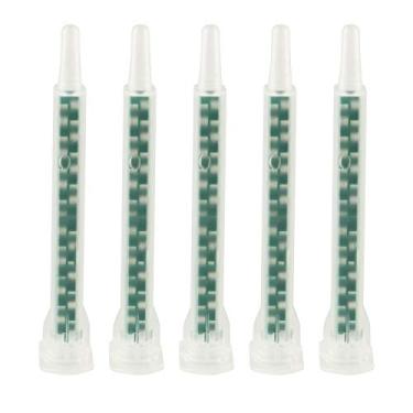 Imagem de Tegg Conjunto de seringa de ponta de bocal de mistura de epóxi de 8,9 cm para aplicador de pistola adesiva