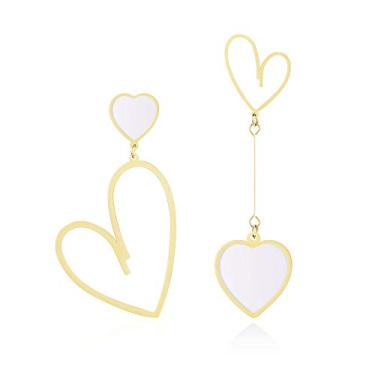 Imagem de Brincos de pino banhados a ouro 14 K Jertom, brincos pendentes com queda de estrela, joias da moda para mulheres e meninas