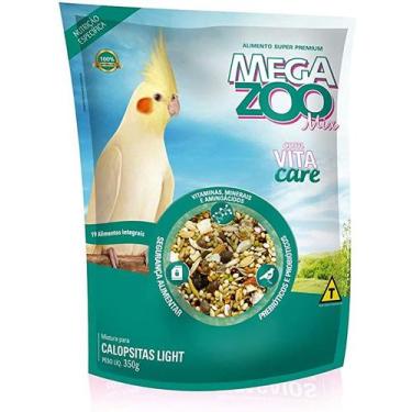 Imagem de Alimento Integral Para Calopsita Megazoo Mix  Light 350G