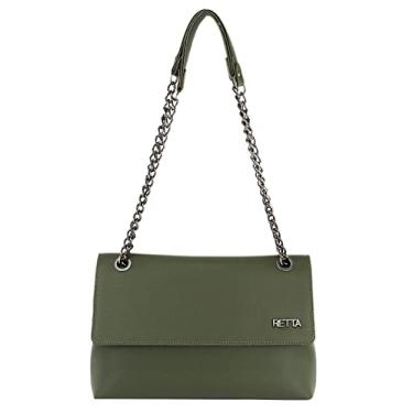 Imagem de Bolsa Retta De Ombro Grande Preta (VERDE MILITAR)