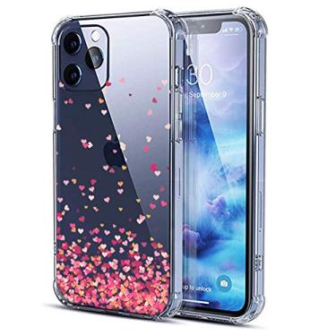 Imagem de Capinha Anti Impactos Corações Bordas Reforçadas Novos iPhone 12 (iPhone 12 Pro Max)