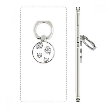 Imagem de Impressão de sapato, estilo moderno, pôster, anel de telefone, suporte de argola ajustável