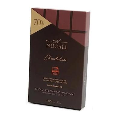 Imagem de Chocolate Amargo 70% Cacau Dark Nugali 500g