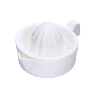 Imagem de Espremedor de laranja cítrica, mini plástico de camada dupla manual, espremedor de frutas e limão, copo manual com alça, bico de despejo, ferramenta de cozinha