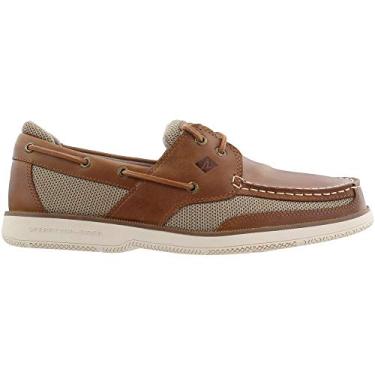 Imagem de Sperry Tênis masculino Surveyor com 2 furos, Bege médio, 10.5 Wide