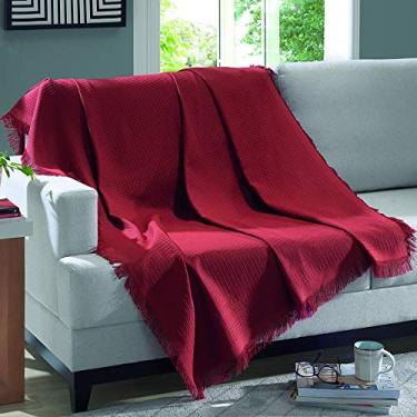 Imagem de Manta Decorativa para Sofá Dohler Marrocos 1.50 x 1.20 Cores - Vermelho
