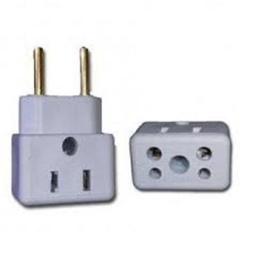 Imagem de Adaptador de Tomada Bob Esponge, 10A - 20A/250V, 10 Unidades