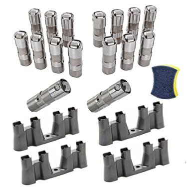 Imagem de LS7 Lifters Conjunto de 16 e bandejas de guia, WQdunmo Ls Lifter 5.3L LS1 LS2 LS3 LS6 LQ4 LQ9 LY5 LY6 LM7 4.8 5.3 5.7 6.0 para Chevy GM Silverado Cadillac GMC Buick HL124,1249 925 925