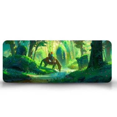 Imagem de Mouse Pad Gamer Zelda Breath of The Wild Cavalo - Império da Impressão