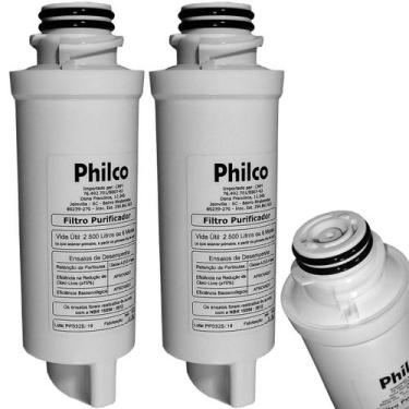 Imagem de 2X Filtro Refil Philco Carvão Ativado Purificador Água Ph20
