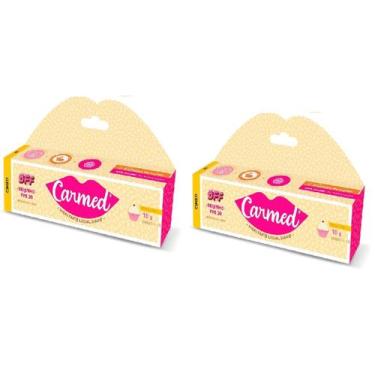 Imagem de Kit 2 Hid Labial Carmed BFF Beijinho FPS30 Gloss 10g-Cimed