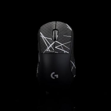 Imagem de Hokeyio Fita adesiva para logitech G Pro X Superlight 2 DEX (GPW4) - antiderrapante, controle aprimorado, resistência ao suor, melhora a aderência FPS Gaming e a proteção do mouse [pré-corte] preto e