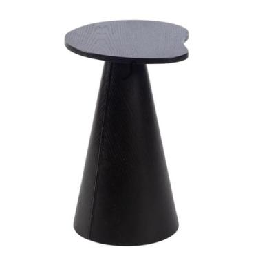 Imagem de Mesa Lateral Orgânica Ébano 51 cm - Linn Design Decor