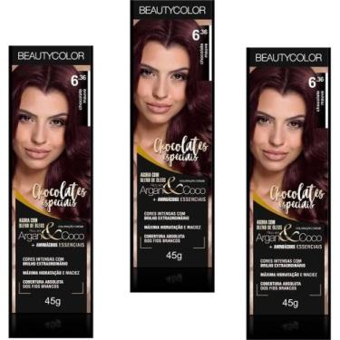 Imagem de Beauty Color Tintura 8.0 LOURO ESCURO 45gr (03 Unidades) Cores Normais