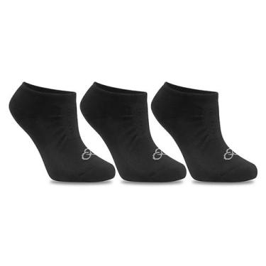 Imagem de Meia Olympikus Oimsa81924 Kit 3 Pares, Preto, 39/44