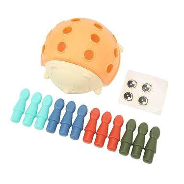 Imagem de Recursos de Brinquedo de Motor Fino, Educação Precoce, Pequeno Brinquedo de Contagem de Recursos para Crianças Em Casa (Laranja)