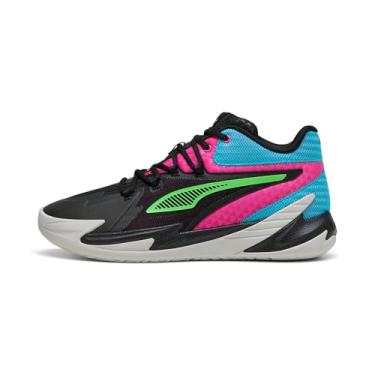 Imagem de PUMA Tênis masculino de basquete Dagger, Puma Preto-flúor Pink Pes, 46