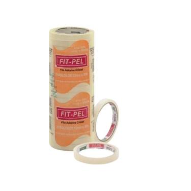 Imagem de Fita Adesiva Durex 12mm x 40 Metros Pacote com 20 Rolos - Fit-pel