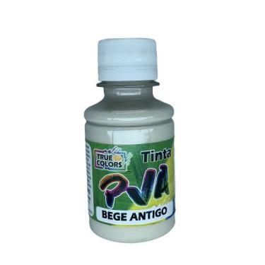 Imagem de Tinta Pva Fosco Cores Claras 100ml True Colors, BEGE ANTIGO