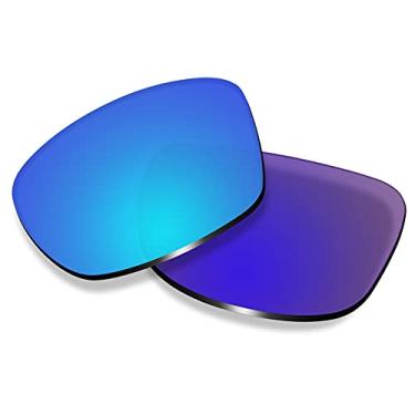 Imagem de Betterun Lentes de reposição polarizadas de policarbonato azul para Oakley Jupiter Squared