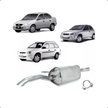 Imagem de Escape Silencioso Traseiro Corsa Classic Wagon Sedan 97 A 2010 - Escap