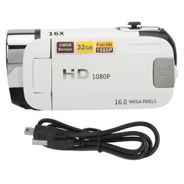 Imagem de Cámara digital de 16 MP, videocámara con pantalla giratoria de megapíxeles, grabadora de vídeo HD con zoom para adolescentes, niños y principiantes (-2214230150512)