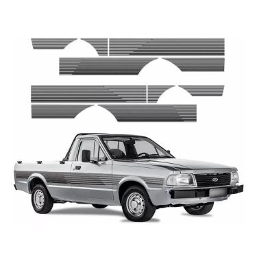 Imagem de Adesivo Faixa Ford Pampa 90 - Prata Pp90Pt