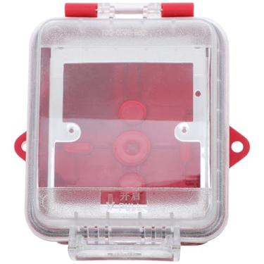 Imagem de jojofuny Capa De De Parada De Emergência Em Policarbonato - Proteção De Alarme À Prova D'Água Para Segurança Contra Incêndio (Compatível Com Os Modelos