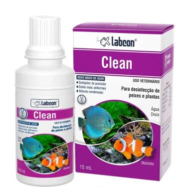Imagem de Tratamento Água de Aquário Labcon Clean Alcon - Desinfeta Peixes e Plantas